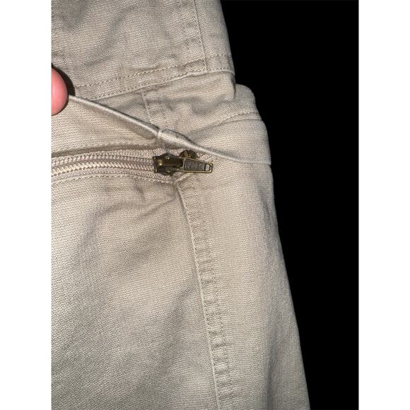 Vintage Phys Sci Carpenter khaki convertible Mens jeans 34x32 Baggy Y2K - Picture 2 of 9